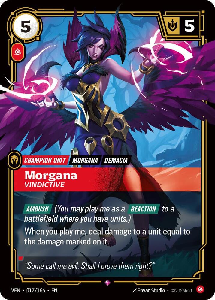 Morgana - Vindictive 017/166 (Vendetta)  - Foil | Good Games North