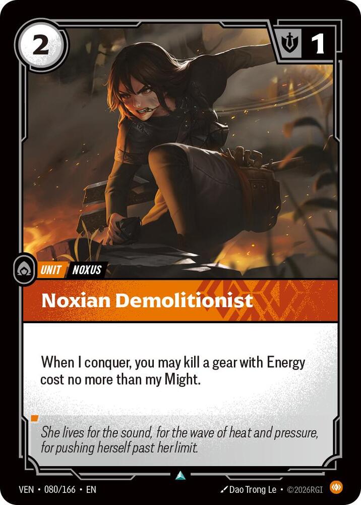 Noxian Demolitionist 080/166 (Vendetta)  | Good Games North
