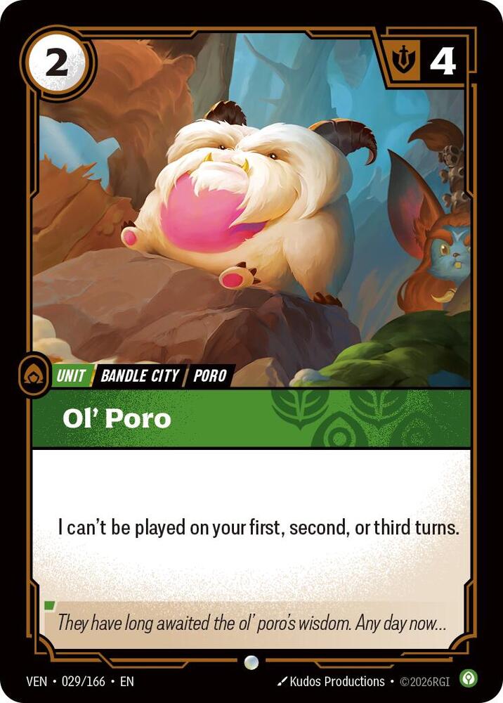 Ol' Poro 029/166 (Vendetta)  | Good Games North