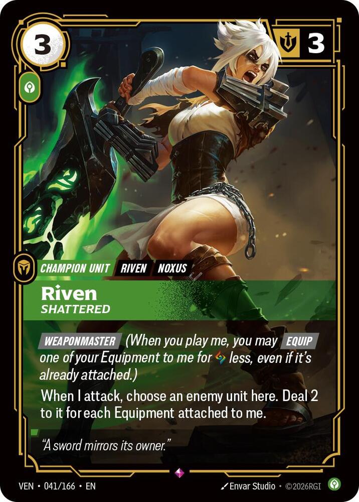 Riven - Shattered 041/166 (Vendetta)  - Foil | Good Games North