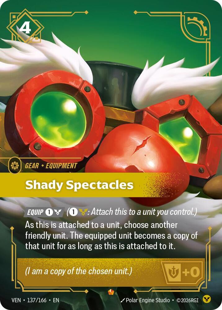 Shady Spectacles 137/166 (Vendetta)  - Foil | Good Games North