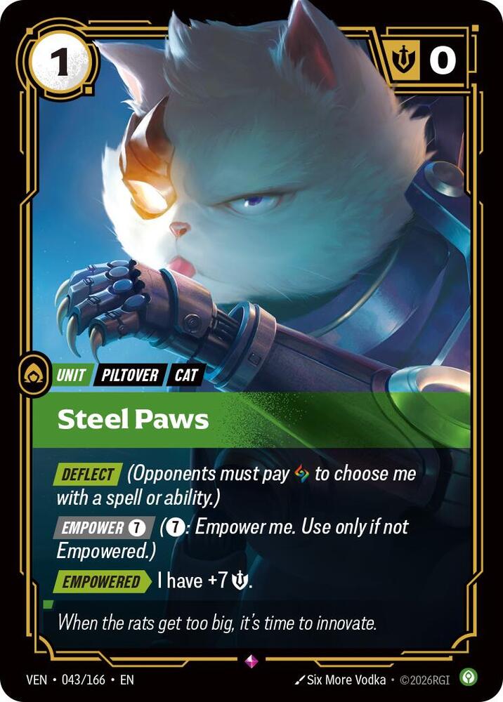 Steel Paws 043/166 (Vendetta)  - Foil | Good Games North