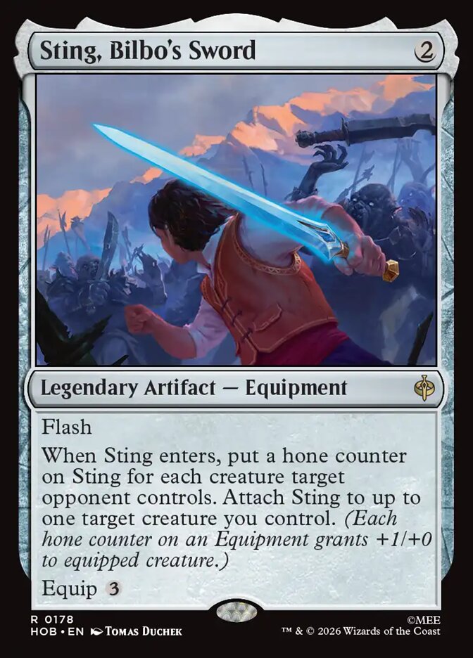 Sting, Bilbo's Sword 178 (The Hobbit)  - Foil | Good Games North