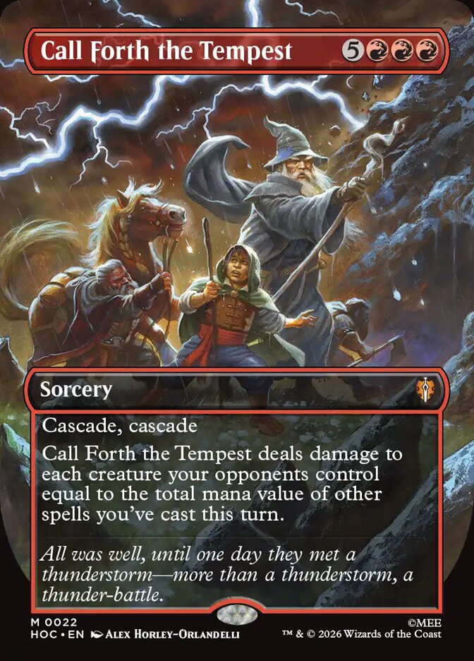 Call Forth the Tempest 22 (The Hobbit: Eternal-Legal)  - Borderless Foil | Good Games North