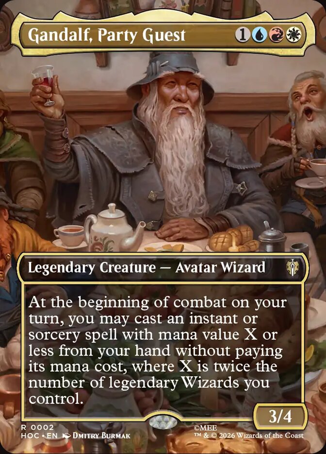 Gandalf, Party Guest 2 (The Hobbit: Eternal-Legal)  - Borderless | Good Games North