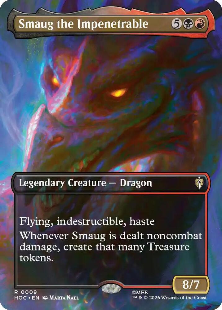Smaug, the Impenetrable 9 (The Hobbit: Eternal-Legal)  - Borderless Foil | Good Games North