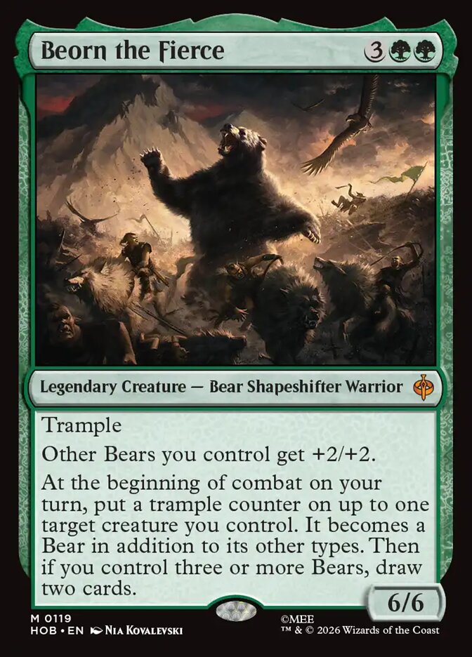 Beorn the Fierce 119 (The Hobbit)  - Foil | Good Games North