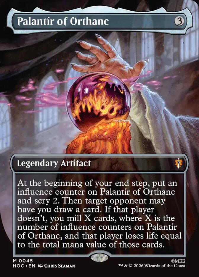 Palantír of Orthanc 45 (The Hobbit: Eternal-Legal)  - Borderless Foil | Good Games North
