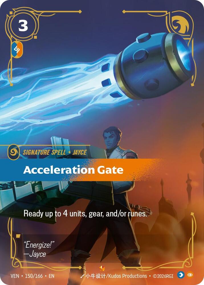 Acceleration Gate 150/166 (Vendetta)  - Foil | Good Games North