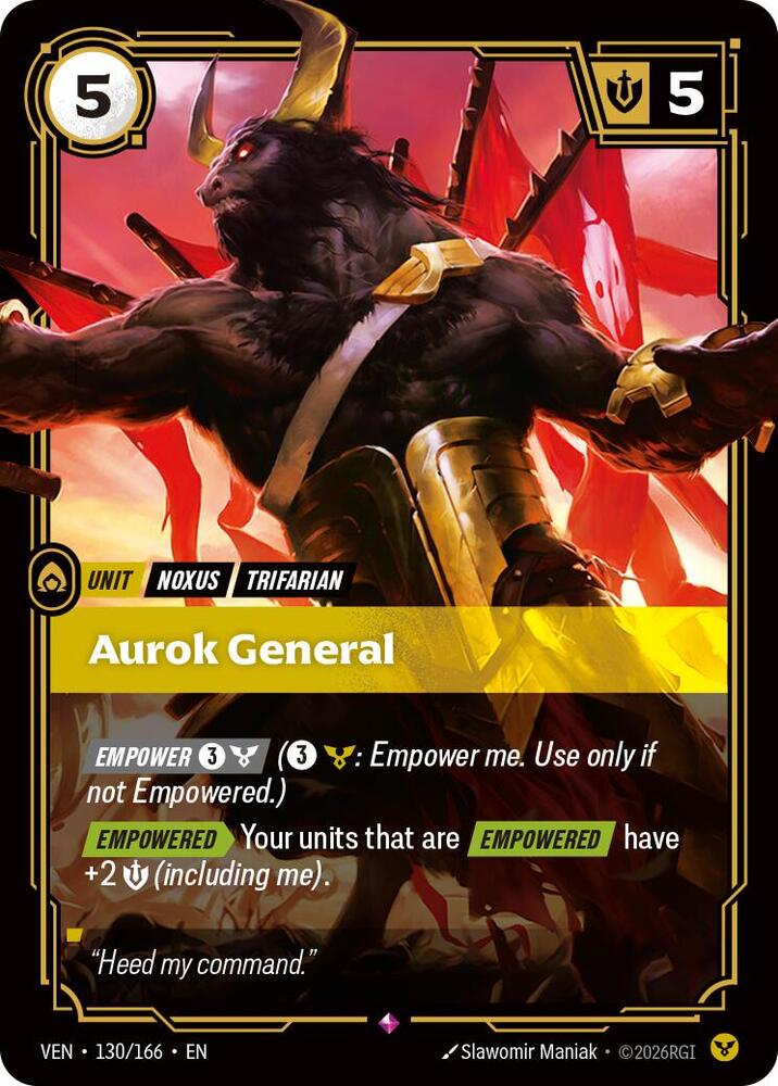 Aurok General 130/166 (Vendetta)  - Foil | Good Games North