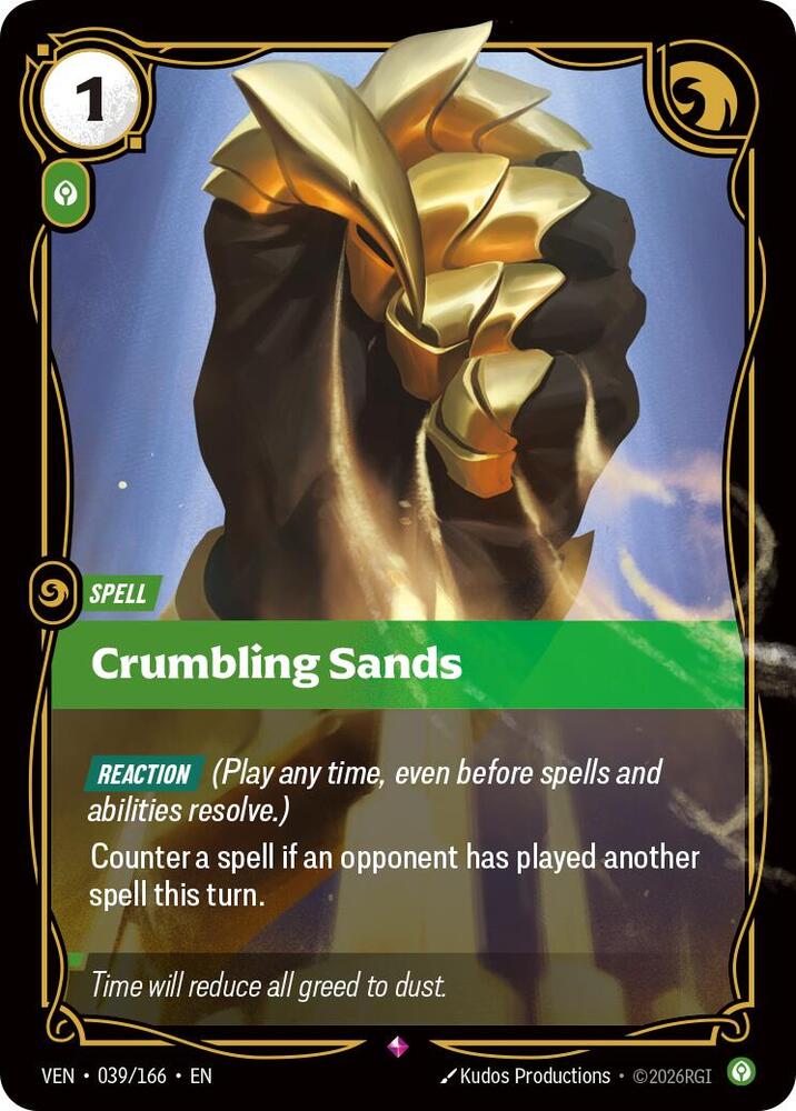Crumbling Sands 039/166 (Vendetta)  - Foil | Good Games North