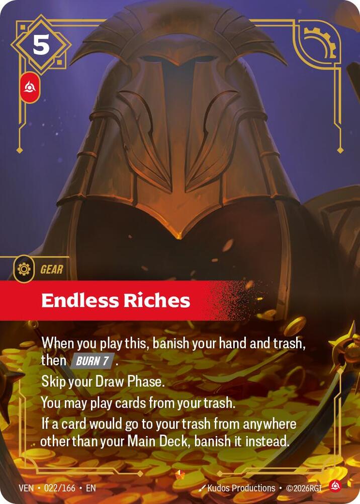 Endless Riches 022/166 (Vendetta)  - Foil | Good Games North