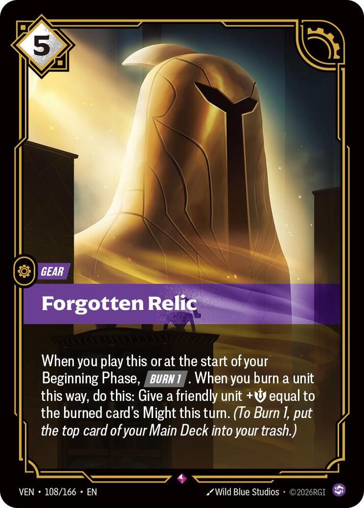 Forgotten Relic 108/166 (Vendetta)  - Foil | Good Games North