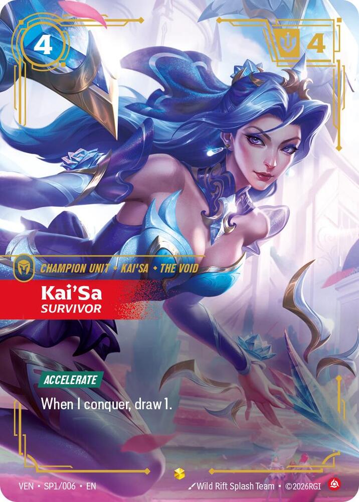 Kai'Sa - Survivor SP1/006 (Vendetta)  - Foil | Good Games North