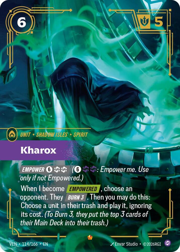 Kharox 114/166 (Vendetta)  - Foil | Good Games North