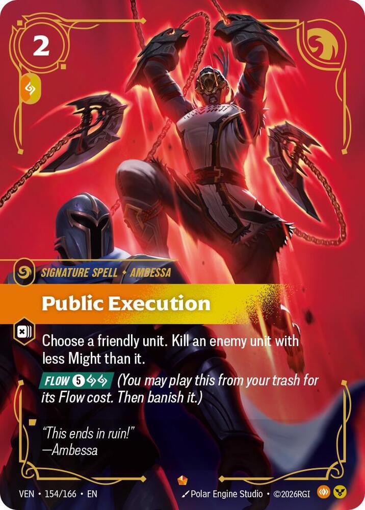 Public Execution 154/166 (Vendetta)  - Foil | Good Games North