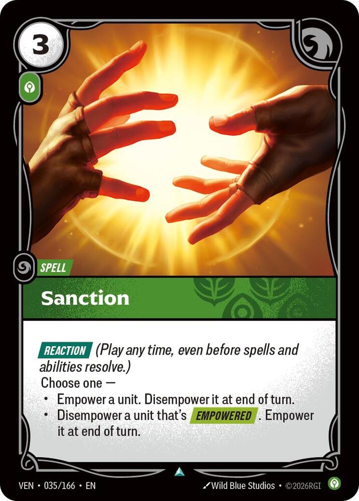 Sanction 035/166 (Vendetta)  | Good Games North