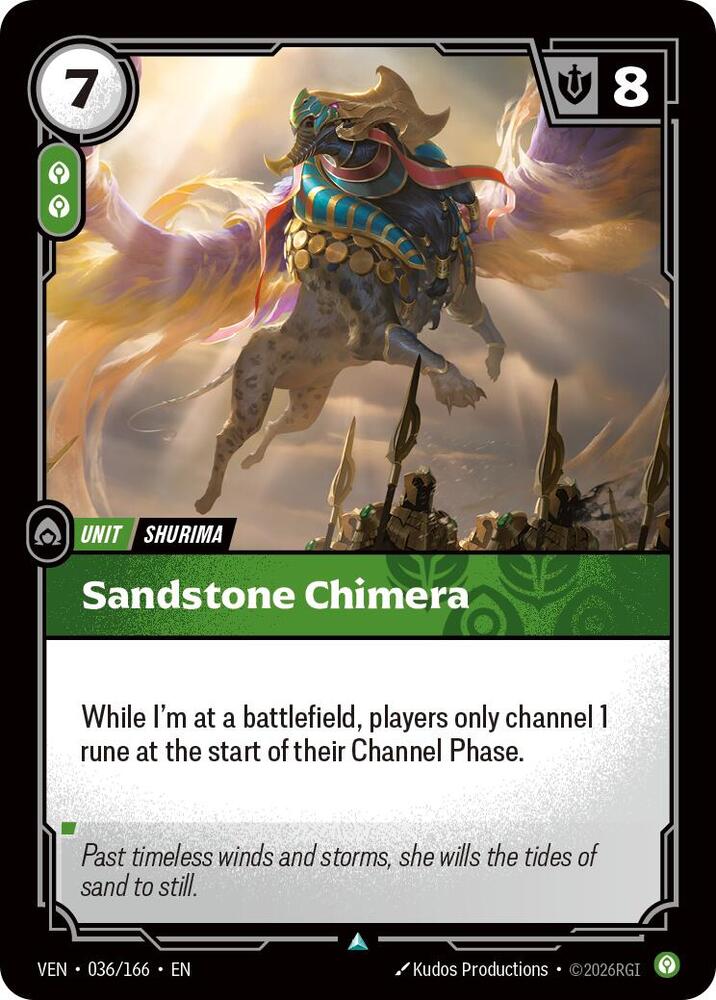 Sandstone Chimera 036/166 (Vendetta)  | Good Games North