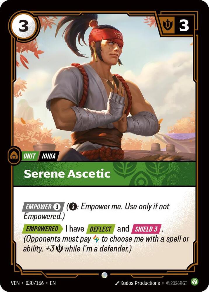 Serene Ascetic 030/166 (Vendetta)  | Good Games North
