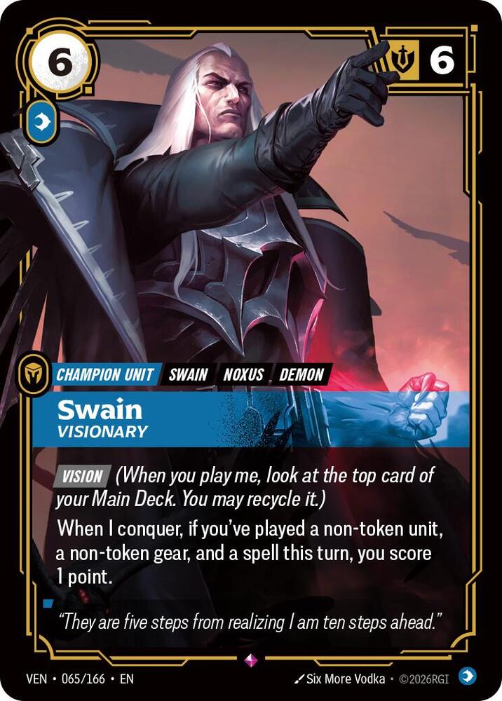 Swain - Visionary 065/166 (Vendetta)  - Foil | Good Games North