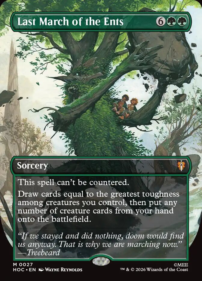 Last March of the Ents 27 (The Hobbit: Eternal-Legal)  - Borderless Foil | Good Games North