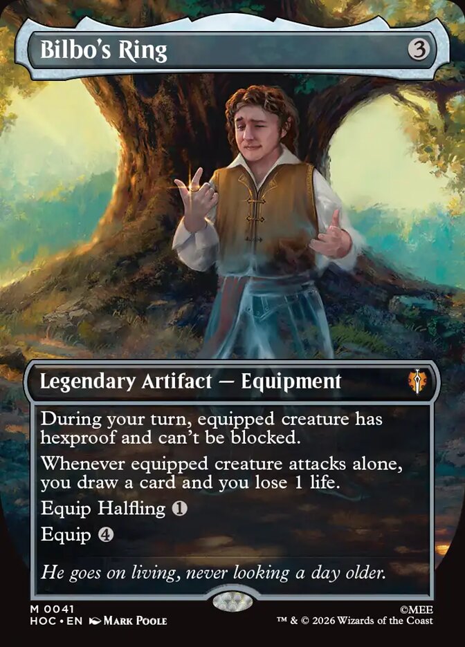 Bilbo's Ring 41 (The Hobbit: Eternal-Legal)  - Borderless Foil | Good Games North