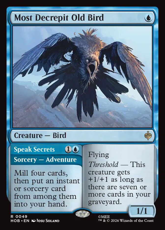 Most Decrepit Old Bird // Speak Secrets 49 (The Hobbit)  - Foil | Good Games North