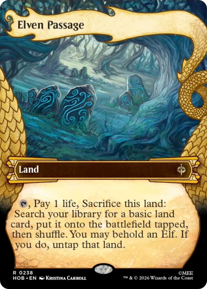 Elven Passage 238 (The Hobbit)  - Showcase Foil | Good Games North