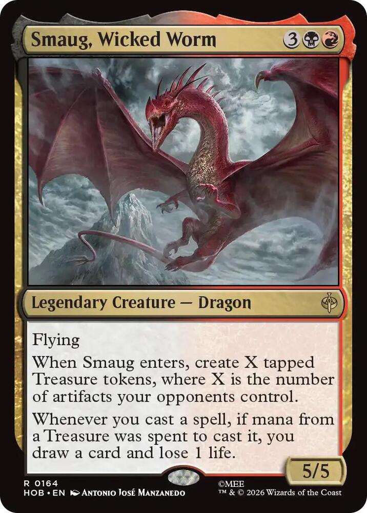 Smaug, Wicked Worm 164 (The Hobbit)  - Foil | Good Games North