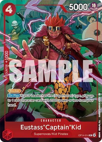 EustassCaptainKid One Piece Card Game Illustration Box Vol 8 OP14-014 (One Piece Promotion Cards)  - Foil | Good Games North