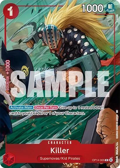 Killer One Piece Card Game Illustration Box Vol 8 OP14-005 (One Piece Promotion Cards)  - Foil | Good Games North