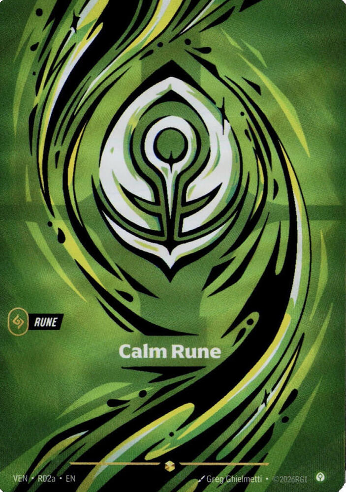 Calm Rune R02a (Vendetta)  - Foil | Good Games North
