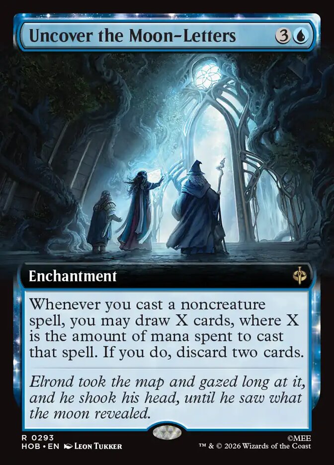 Uncover the Moon-Letters 293 (The Hobbit)  - Extended Art | Good Games North