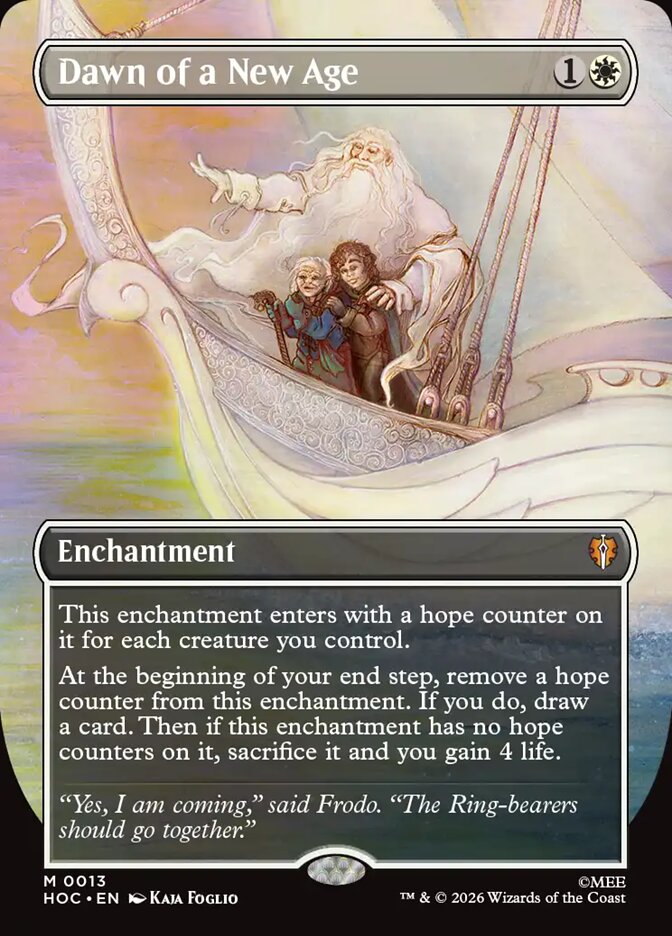 Dawn of a New Age 13 (The Hobbit: Eternal-Legal)  - Borderless Foil | Good Games North
