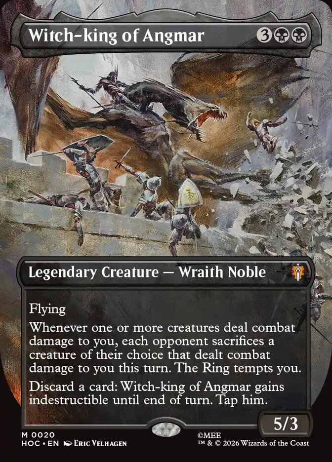 Witch-king of Angmar 20 (The Hobbit: Eternal-Legal)  - Borderless Foil | Good Games North