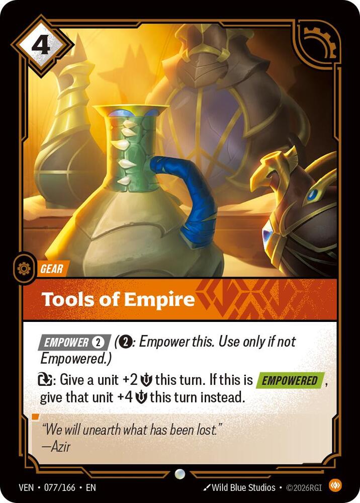 Tools of Empire 077/166 (Vendetta)  - Foil | Good Games North