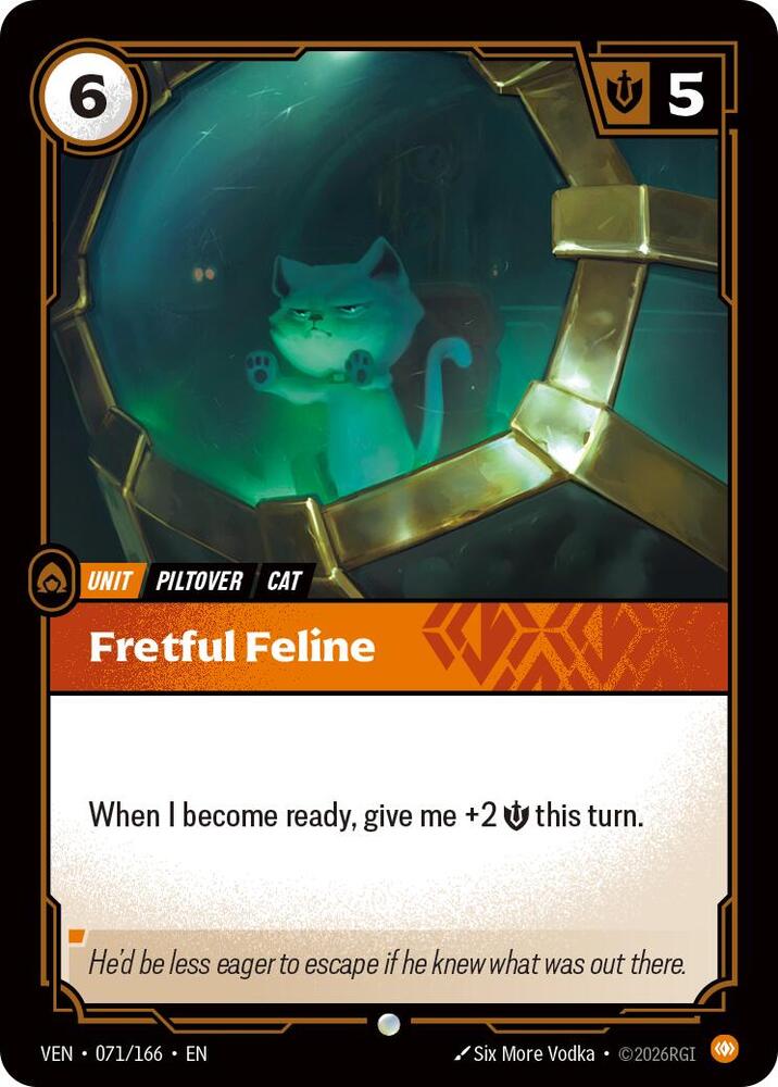 Fretful Feline 071/166 (Vendetta)  - Foil | Good Games North