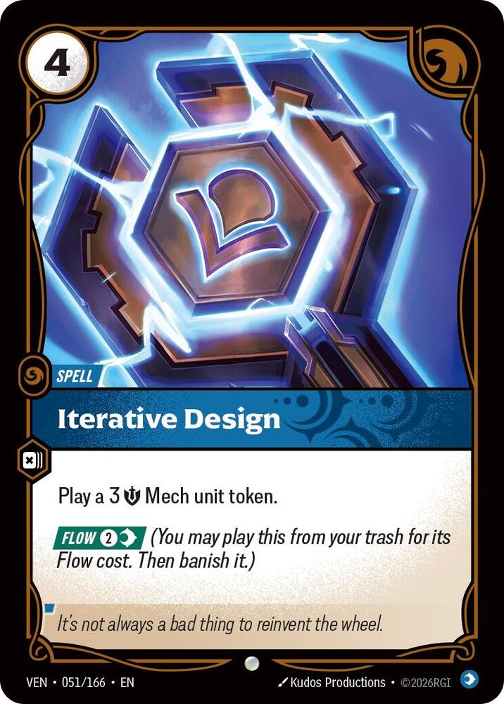 Iterative Design 051/166 (Vendetta)  - Foil | Good Games North