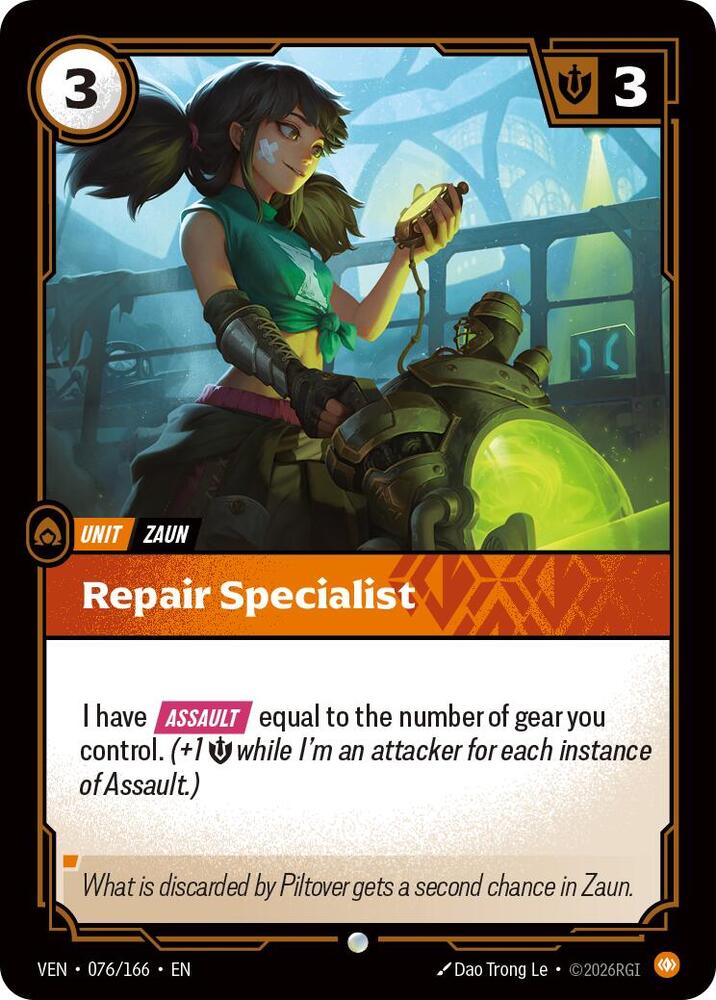Repair Specialist 076/166 (Vendetta)  - Foil | Good Games North