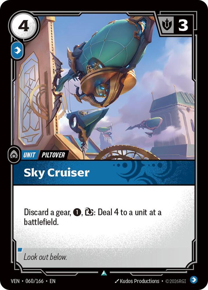Sky Cruiser 060/166 (Vendetta)  - Foil | Good Games North