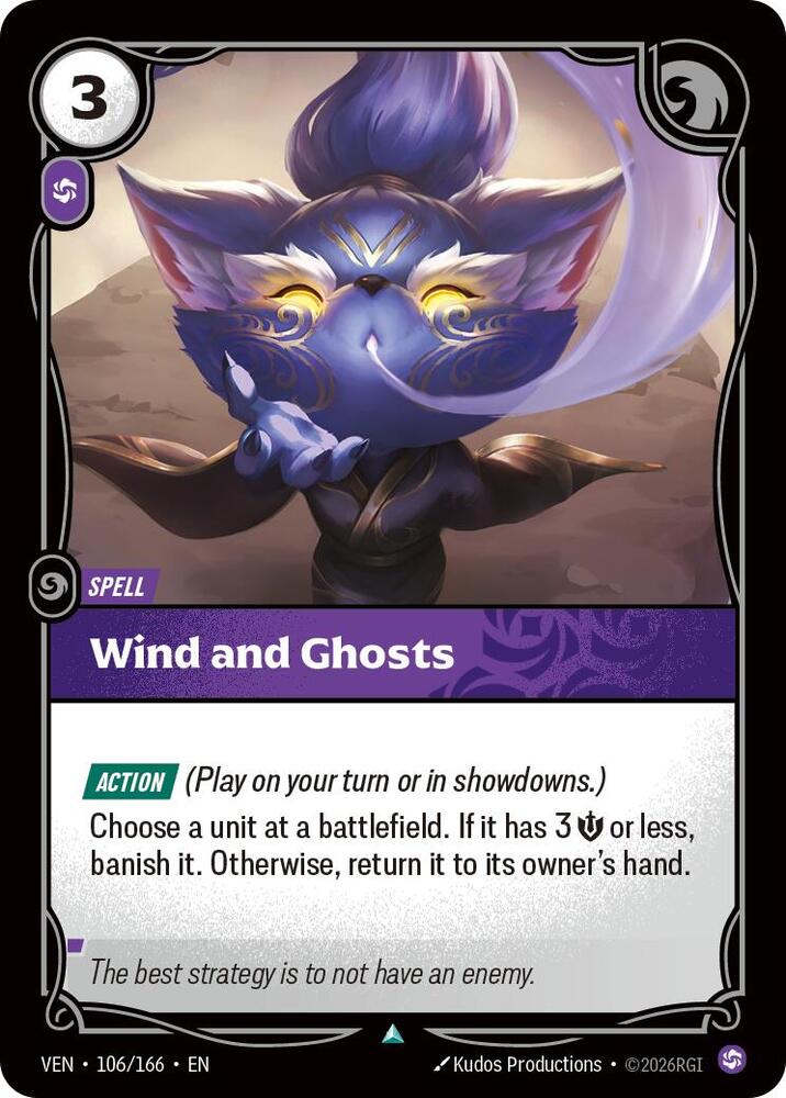 Wind and Ghosts 106/166 (Vendetta)  - Foil | Good Games North