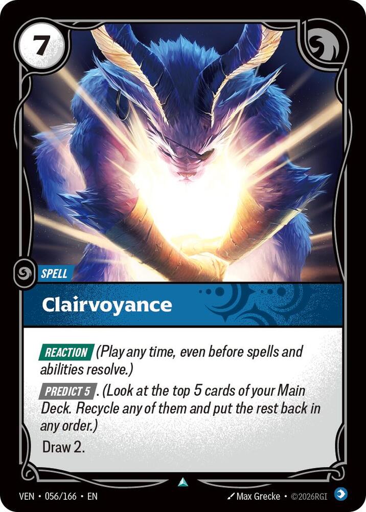 Clairvoyance 056/166 (Vendetta)  - Foil | Good Games North