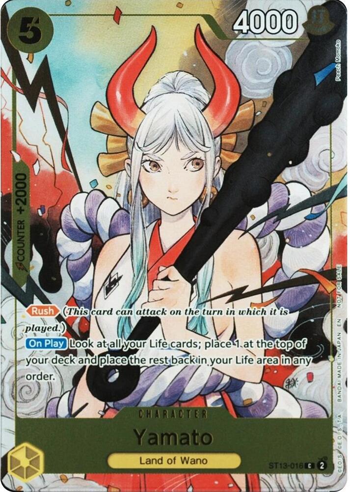 Yamato (Dash Pack 2025) ST13-016 (One Piece Promotion Cards)  - Foil | Good Games North