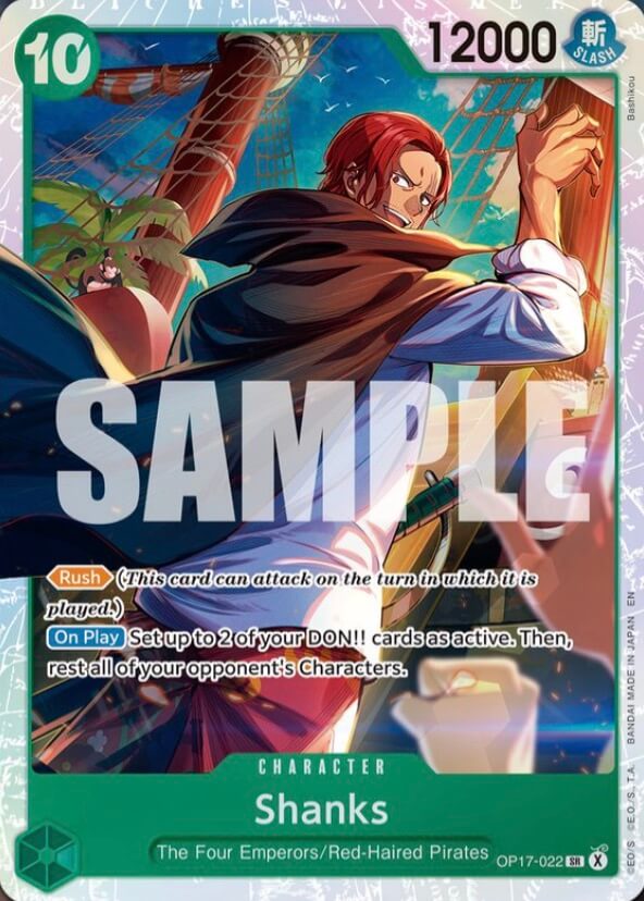 Shanks OP17-022 (The World's Strongest Warriors)  - Foil | Good Games North