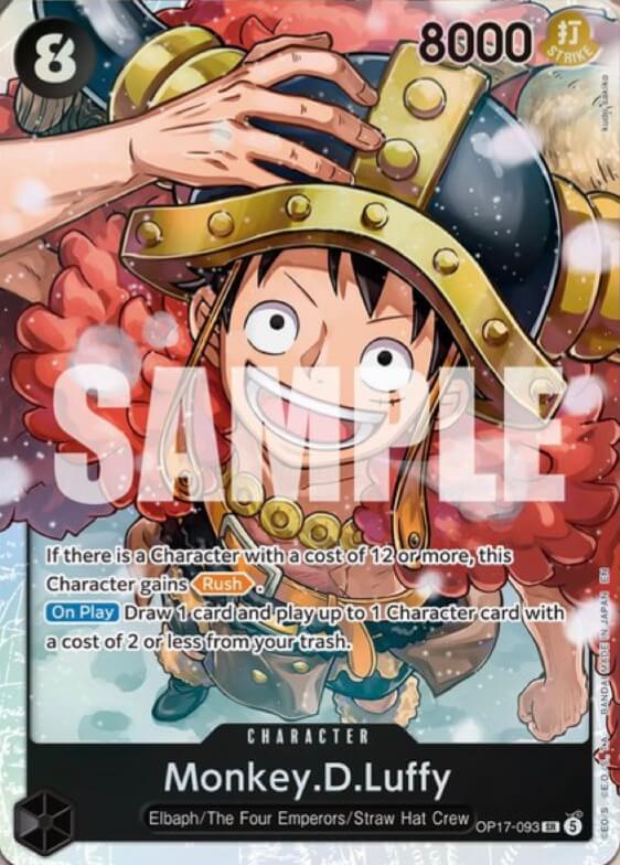 Monkey.D.Luffy OP17-093 (The World's Strongest Warriors)  - Foil | Good Games North
