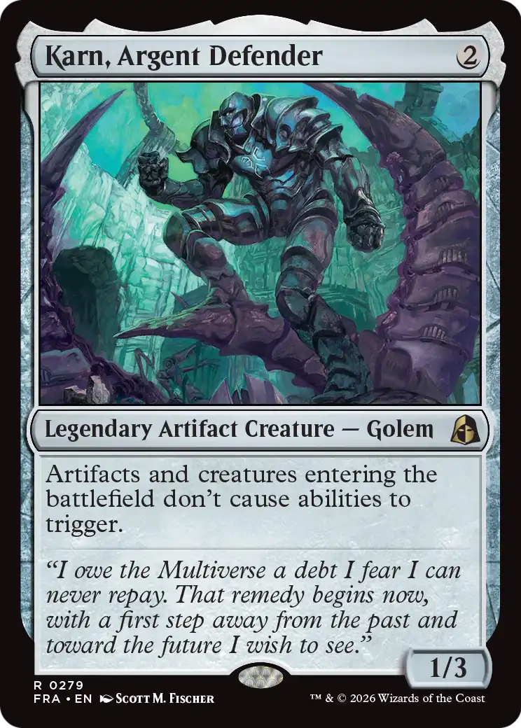 Karn, Argent Defender 279 (Reality Fracture)  | Good Games North