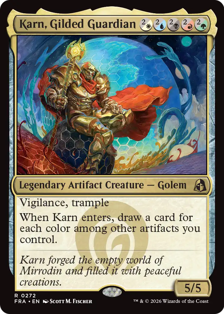 Karn, Gilded Guardian 272 (Reality Fracture)  | Good Games North