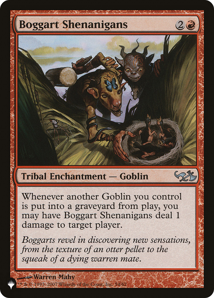 Boggart Shenanigans 54 (The List Reprints)  | Good Games North