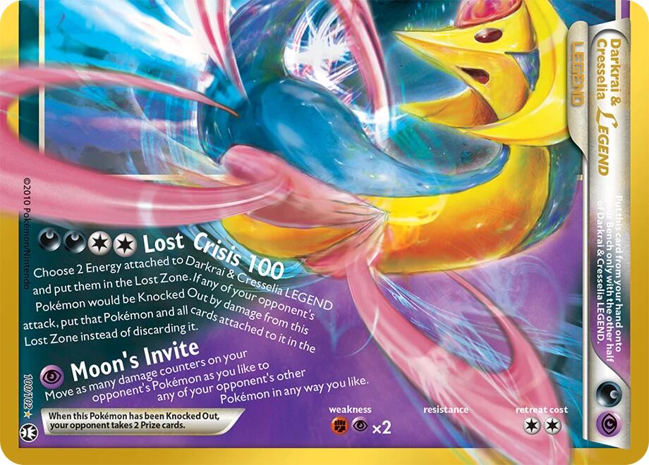 Darkrai and Cresselia Legend Bottom 100/102 (ME: 30th Celebration Classic Collection)  - Holofoil | Good Games North