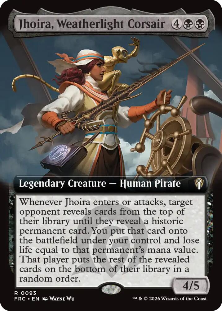 Jhoira, Weatherlight Corsair 93 (Commander: Reality Fracture)  - Extended Art | Good Games North